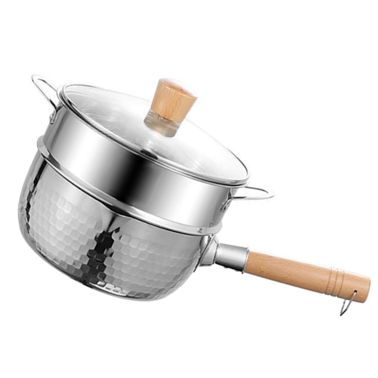 Cabilock 1 Set Double Soup Pot with Cookware for Pasta Soup and Milk Design with Heat Transfer Technology for Home Cooking