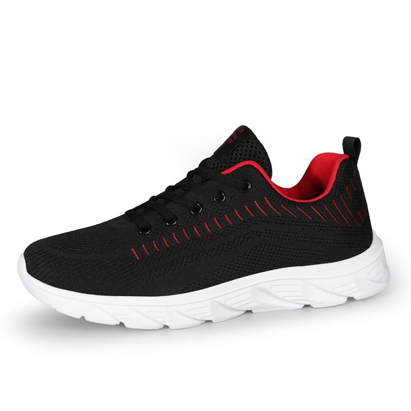 Image of Men Non-Slip Work Shoes Tennis Gym Sneakers Breathable Slip Resistant Lightweight and Comfortable for All-Day Wear Sports and Walking