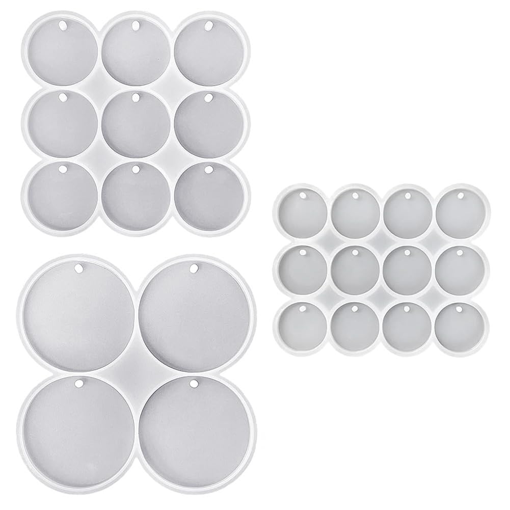 Stampo silicone pre domed lune 1,5cm per orecchini (chunky collection