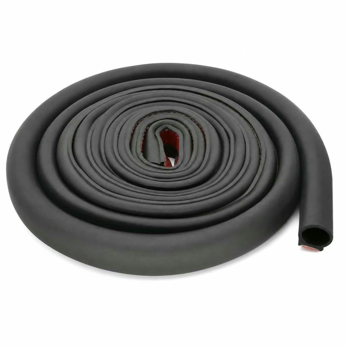 Jmgdj Black Big D 3.5M 1 Piece Security Door Access Door Window Sealing Strip Weatherproof Anti-Collision Strip Sound Insulationself-Adhesive