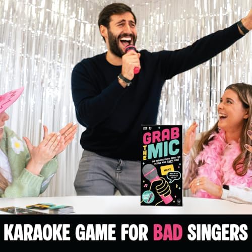 Official Grab The Mic – Family Karaoke Board Game