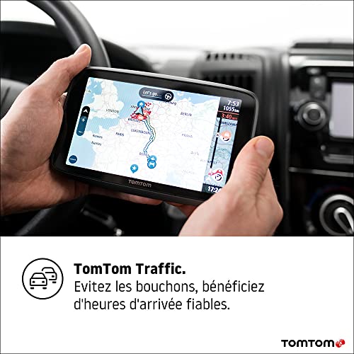 TomTom GPS pour Camping-Car et Caravane GO Camper Tour, écran 6" avec PI pour Camping-Car et Caravane, Mises à Jour Via Wi-FI, TomTom Traffic, Alertes des Zones de Danger et Cartes d'europe Noir - Image 6