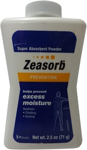 Zeasorb Exceso de humedad de 2.5 onzas (paquete de 5)