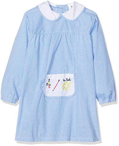 Alber Baby Colegial, Babi de colegio para Bebés, Azul, 1 año