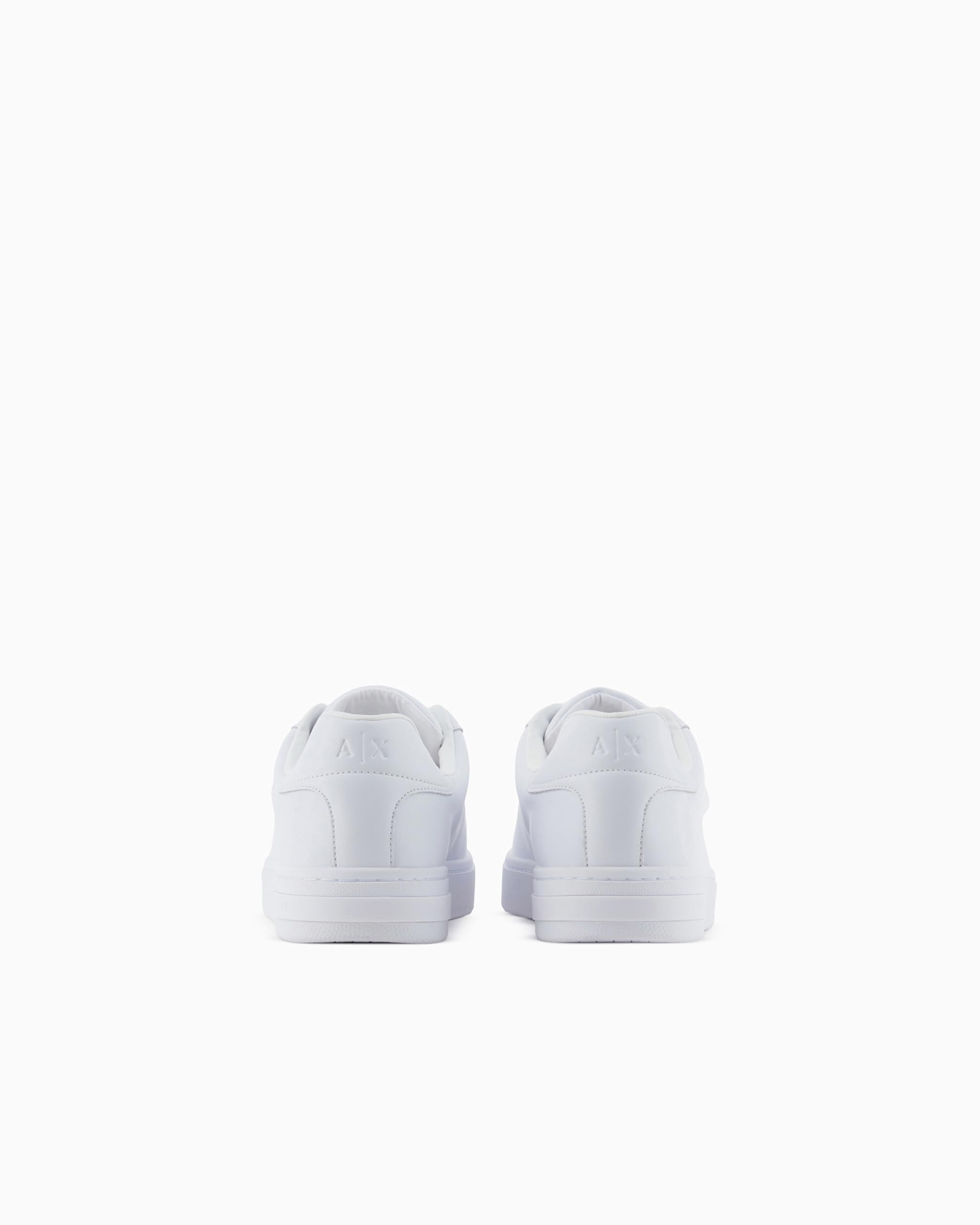 Armani Exchange Scarpe da Ginnastica in Pelle Bianca