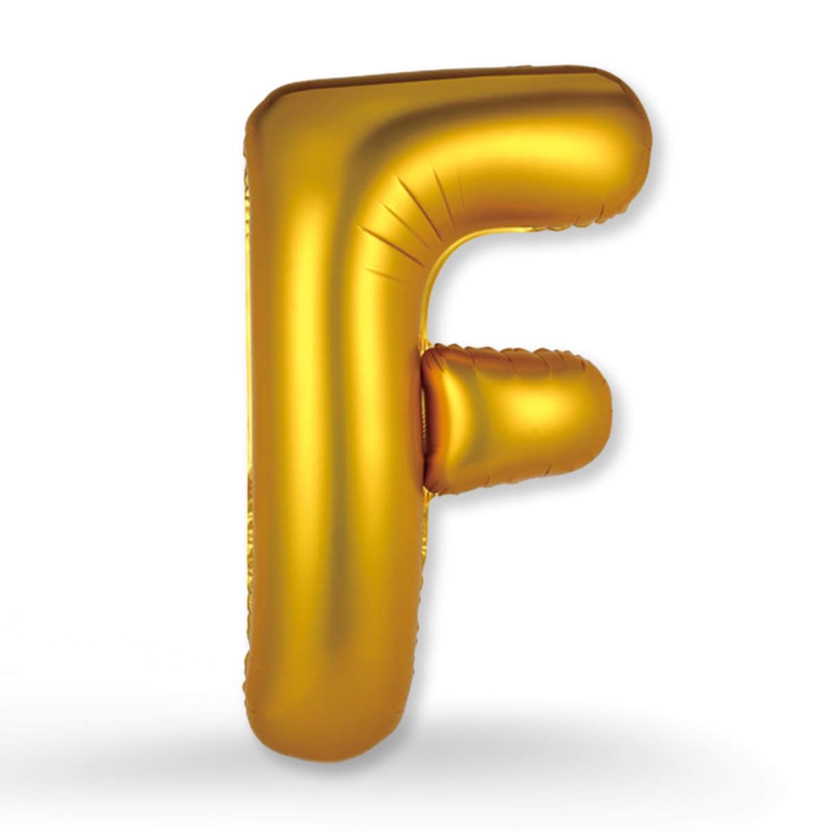 FUNXGO Balloon Letters F Gold – Birthday Balloons – Birthday Decorations – Flying with Helium – Parties Birthday Decoration Letters Gold Balloon Letter F — image 1