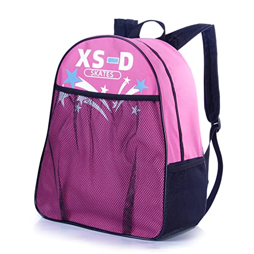 ZDSS Bolsa para Patines Ruedas Línea para Nina,Tejido Oxford,Correas para los Hombros más Gruesas y Anchas,Mochila,adecuados para niños