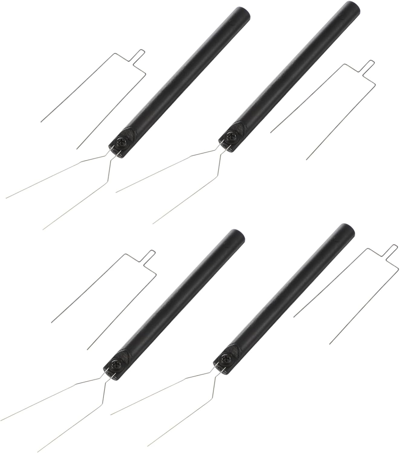TEHAUX Stainless Steel Plastic Ic Puller Puller Chip Extraction Ic Chip Extractor Pen for Tv/dvd/pc Technicians