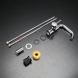 ubeegol Messing Chrom Wasserhahn Bad Armatur 360° drehbar - 7