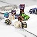 63 Pieces Abilities Keyword Counter Dice Bulk MTG Dice Counters Set Magic Plus 1 Life Buff Tokens for MTG, TCG, Card Gaming Accessories