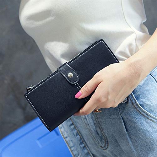 FMURY Women's Wallet, New Long Two-fold Clutch, Fashion Multi-Card Wallet(C)2