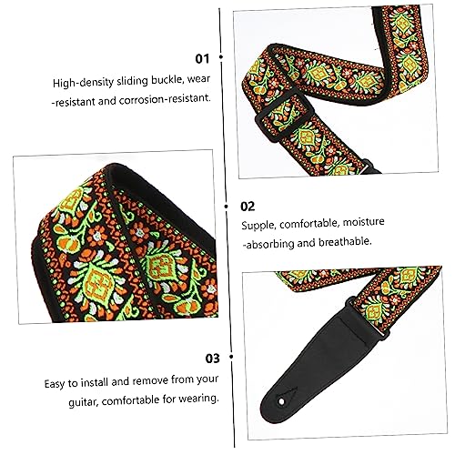 FAVOMOTO 1Pc Sangle De Guitare En Cuir Mens Ceinture Harnais En Cuir Vintage Accessoires Acoustique Sangle De Guitare En Cuir Sangle De Guitare Ukulélé Bandoulière Creative Sangle De - Les Beatles, Paul McCartney, John Lennon, RIngo Starr, George Harrison FAVOMOTO 1Pc Sangle De Guitare En Cuir Mens Ceinture Harnais En Cuir Vintage Accessoires Acoustique Sangle De Guitare En Cuir Sangle De Guitare Ukulélé Bandoulière Creative Sangle De – Image 5