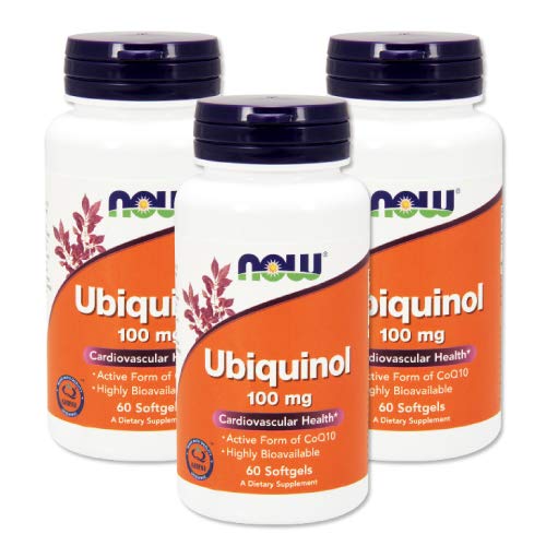 Amazon | 3個セット 還元型コエンザイムQ10 ユビキノール 100mg 60粒