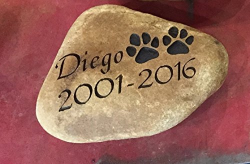 Pekiben Personalized Dog Pet Memorial River Stone #TOP1