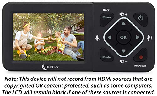 ClearClick HD Video Capture Box Ultimate - Capture and Stream Video from HDMI, RCA, VHS, VCR, DVD, Camcorders, Hi8 - Thumbnail 2