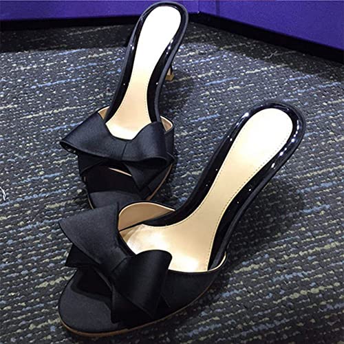 Chaussures d'été talon hauts et mules à talon satin BININBOX pour femme - 3