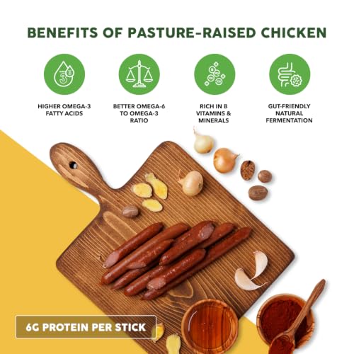 Paleovalley Chicken Sticks, Pasture Raised, Gluten Free, Teriyaki Jerky - image 3