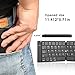 immagine 3Vapechaser Tastiera Bluetooth pieghevole mini tastiera pieghevole wireless Tastiere portatili Tastiera tascabile per Windows iOS Android Smartphone Samsung iPhone Tablet iPad