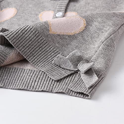 Image of DXTON Toddler Girls Dresses Winter Long Sleeve Party Dresses 2pcs Casual T-Shirt and Tutu Skirt Set