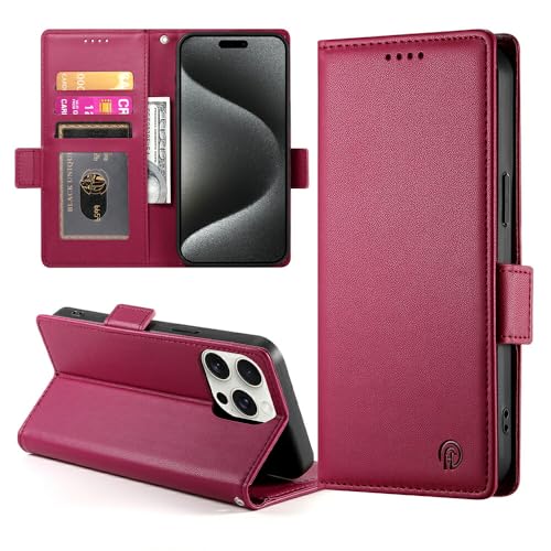 UOWORLD | �݊��iZTE Nubia REDMAGIC 11 Pro�Ή� �P�[�X �蒠�^ �X�}�z�P�[�X ���u���X�^���h�@�\�t�� �X�}�[�g�t�H���P�[�X �}�O�l�b�g�������N���[�U�[�x���g�t�� (Circle point �J���[�F���b�h RED)