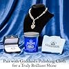 Goddard's Jewelry Cleaner, Tarnish Remover, Cleaning Solution for Silver, Gold, Diamond, Gemstone Jewelry, Ammonia Free, Includes Brush & Basket, 6 oz #5