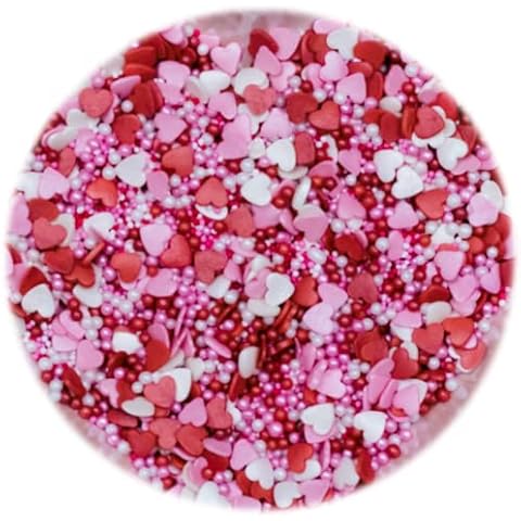 Lovers Romance Sprinkles Mix Cupcake / Cake Decorations (100g) Cover