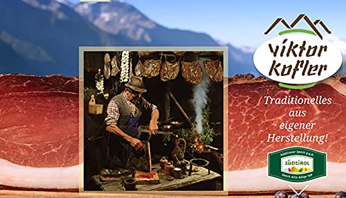 Italienische Salami luftgetrocknet - Salametto classico Cacciatore - Viktor Kofler Salami Spezialität aus Lana/Südtirol im 3er Strang – Bild 5