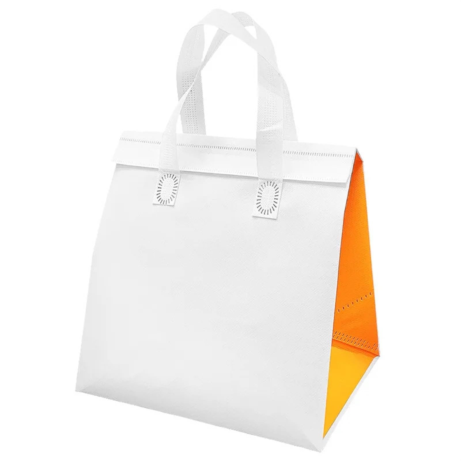 Bolsa IsotéRmica Para Comida 25 bolsas de tela no tejidas for el almuerzo, cajas de tela portátiles for alimentos, pasteles, bebidas, bolsas reutilizables for mantener el calor y el frío Termica Porta