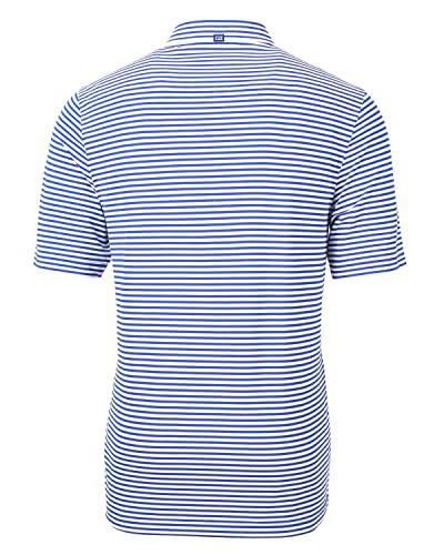 Cutter & Buck Short Sleeve Virtue Eco Pique Stripe Recycled Mens Big and Tall Polo2