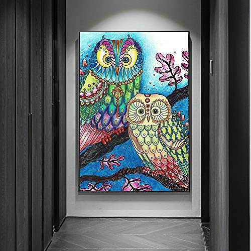 Point de Croix Diamant Oiseau 70x120cm : cadeau créatif idéal - 2