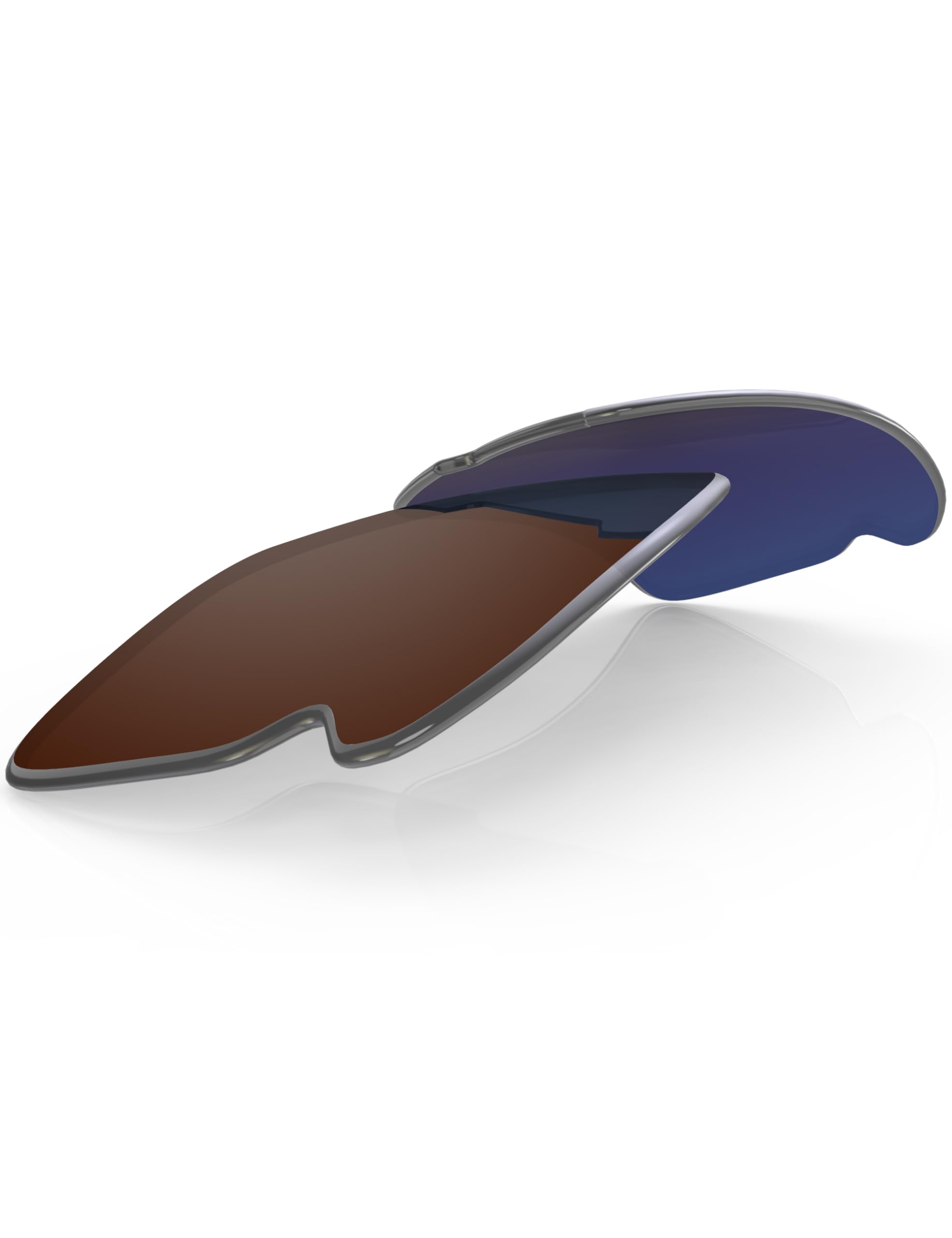 BlazerBuck Lenti di ricambio polarizzate in policarbonato e kit calzino per Oakley Flak 2.0 XL OO9188 - Vivid Bronze AR Coated