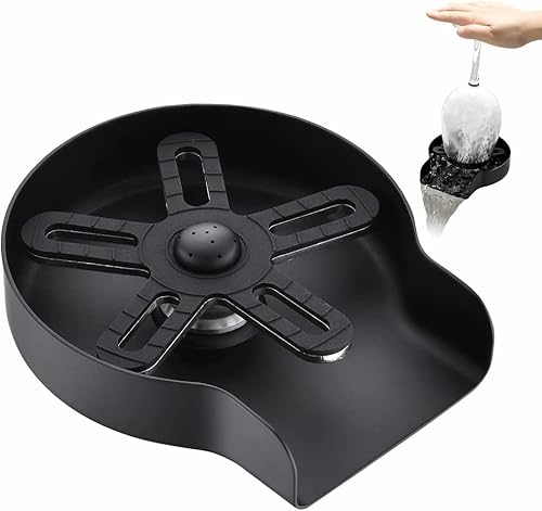 Owofan Kitchen Sink Faucet + Glass Rinser Black Product Bundles #TOP25