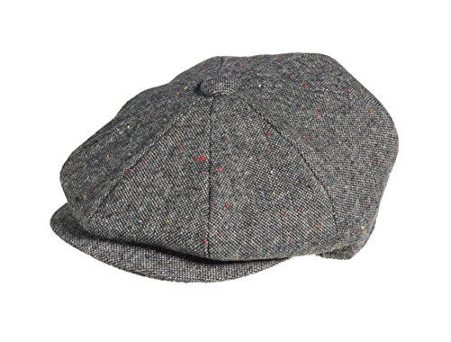 Peaky Blinders 8 Piezas 'Newsboy' Estilo Gorra Plana - Tweed Lana Tela Variantes Cover