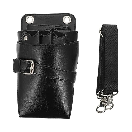 HAPINARY Hairdressing Scissors Bag Multi-pocket Barber Bag Lightweight Belted for Hair Stylists