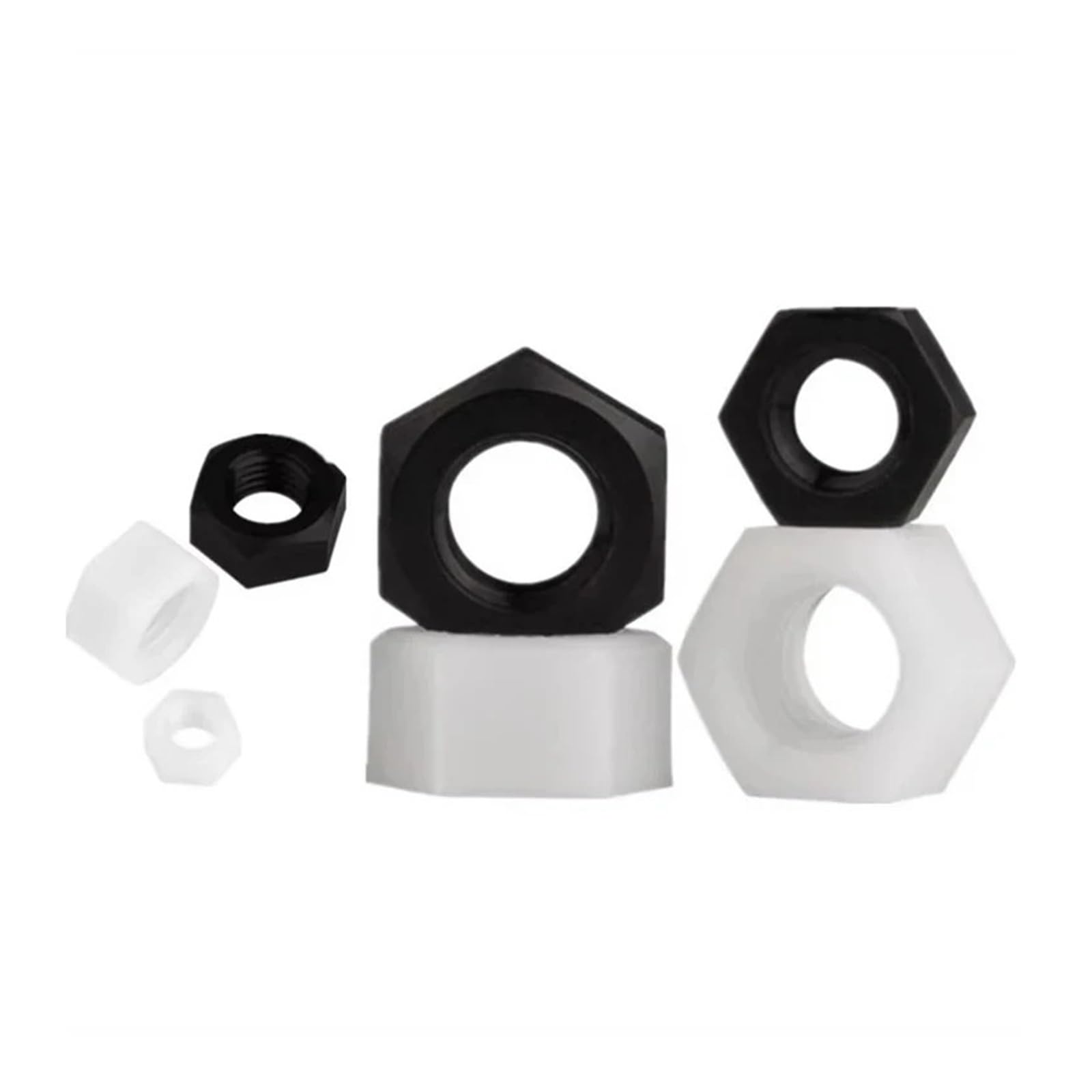 Tuercas hexagonales de Nailon
