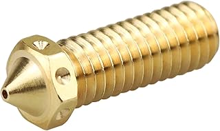New Clone CHT Volcano Nozzle 0.4mm 0.6mm Brass Nozzles High Flow Three-Eyes Print Head Compatible with Ender 3 1.75mm 3D Printer Accessories (Color : 2pcs, Size : 0.4mm)