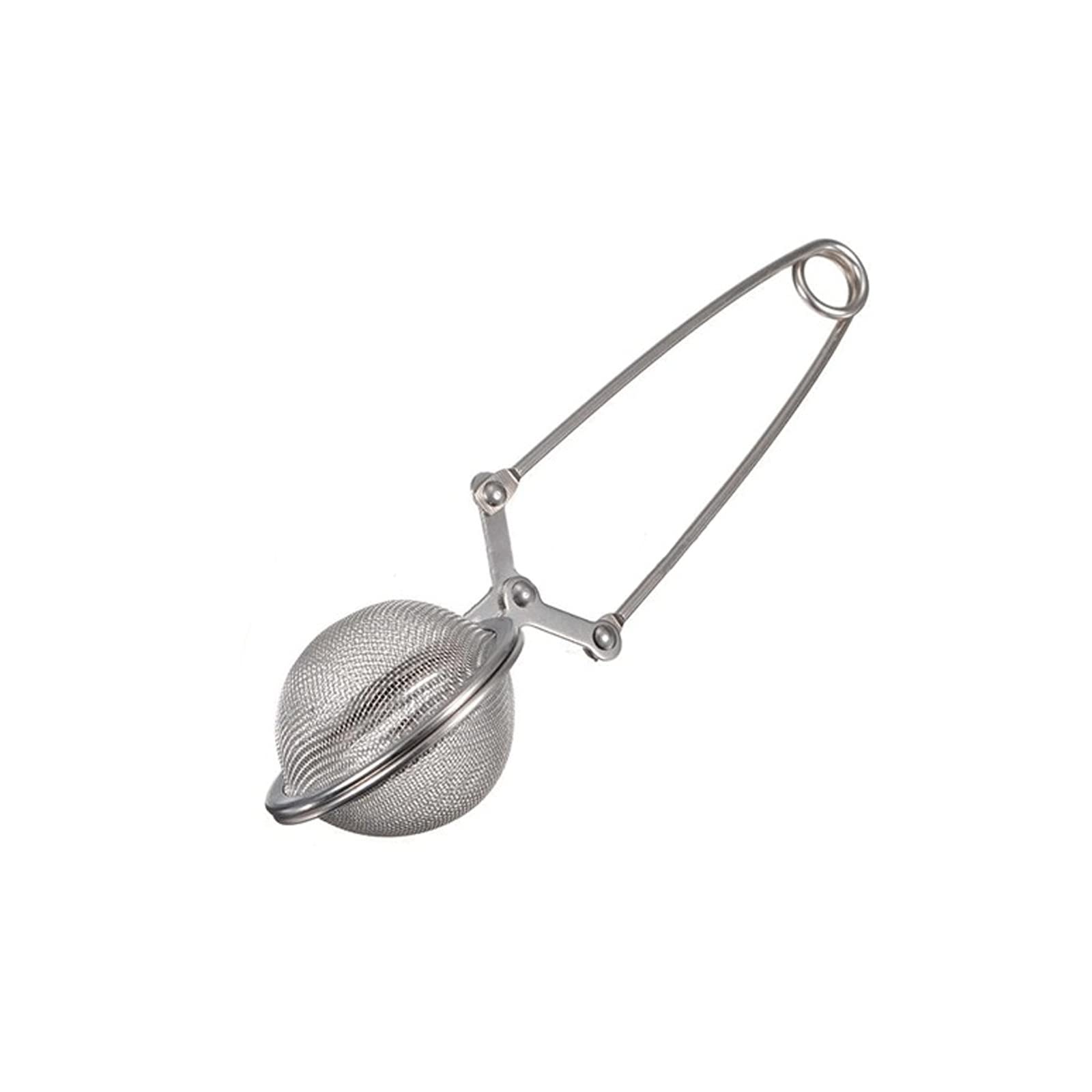 Colador de té de acero inoxidable para hacer té, malla esférica, colador de té, café, vainilla, especias, difusor de mango, bola de té