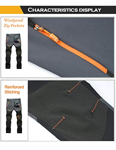 image for MAGCOMSEN Work Pants Snowboard Pants Men Winter Pants for Men Climbing