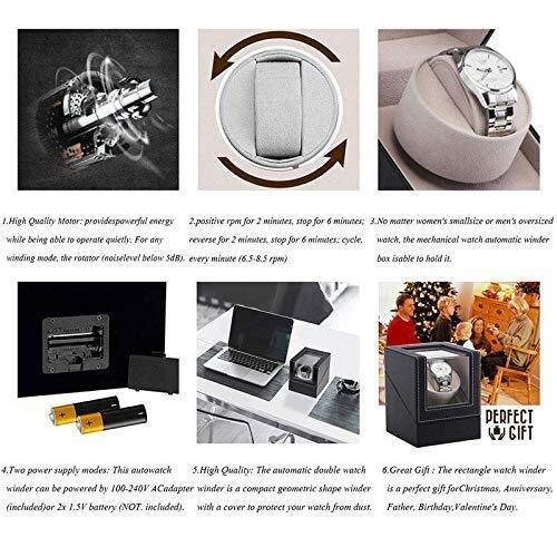 Guarda Gli avvolgitori per Orologio Automatico, Moto Meccanico Box Shaker Watch Box holdish Display Gioiello LWX