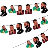 15 Pcs Drake Birthday Banners Sets Party Supplies Home Decorations Paper Background Wall Decoration...