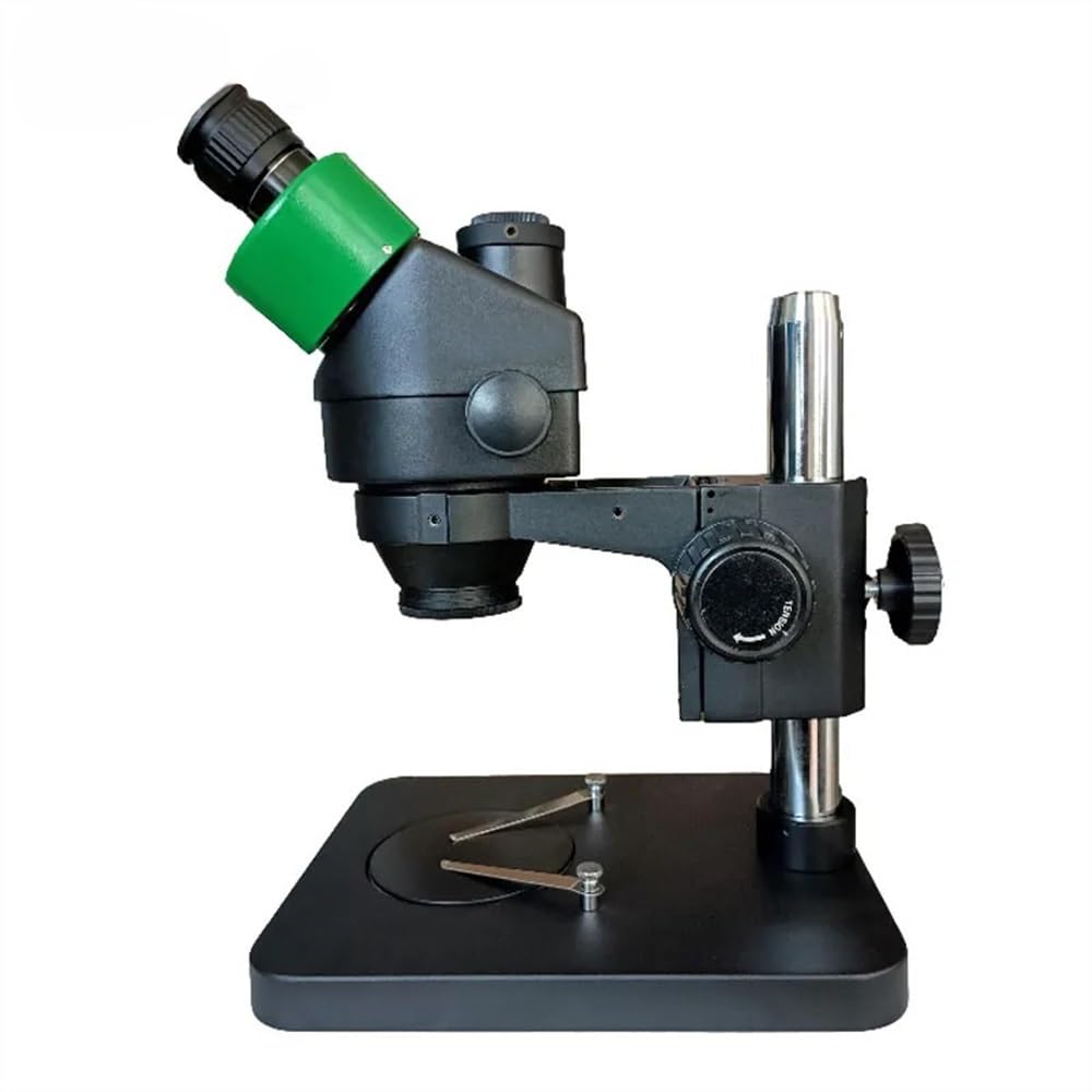 Microscope 3.5X-180X Simul Focal Trinocular Microscope Complete Acessories Stereo Microscopio 20X Eyepiece 76MM Focus Rack(7X-45x)