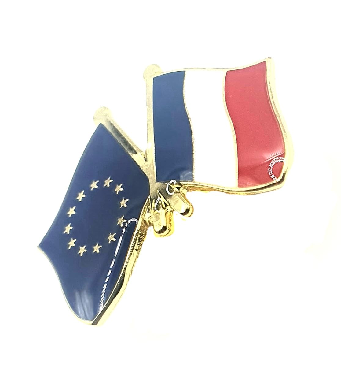 SNS ComponentsFrance French EU Europe European Union Friendship Metal Enamel Country Flags Pin Badge