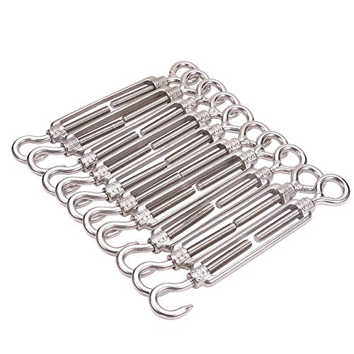 Tensores Ojal Acero Inoxidable 304 M6 10 Piezas miniatura 1