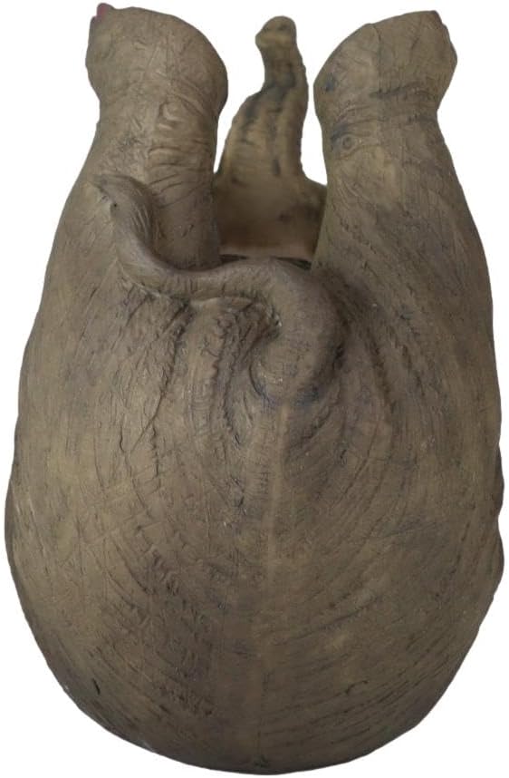 Miniatura 4 de Ebros Gift Kitchen Partner Decor Wildlife Safari Elefante Botella de Vino Titular Estatuilla Pachyderm Animal Savanna Aceite Vino Valet