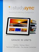 StudySync GRADE 10 UNITS Reading & Writing Companion 1942764324 Book Cover