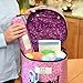 Premium Large Knitting Bag - Yarn Storage Bag for Ultimate Organizing of Crochet and Knitting Yarn, Crochet Patterns and Hooks, Crochet Needles and Wool - Great Crafts Storage(Lilac)