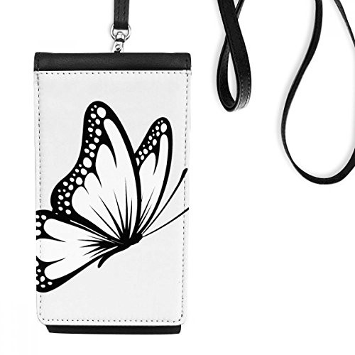 Idée cadeau femme : sac porte-monnaie smartphone au motif papillon