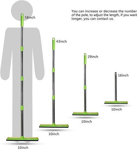 Miniatura 6 de ITTAHO Herramienta de limpieza de escobilla de ventana extensible y limpiador de ventanas de esponja