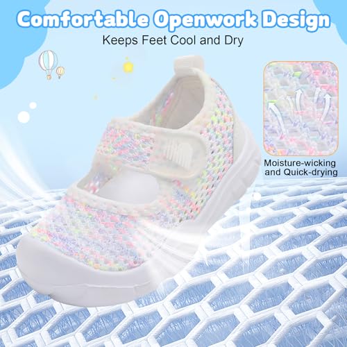 Image of BARERUN Toddler Water Shoes Infant Baby Swim Shoes Kids Barefoot Sandals