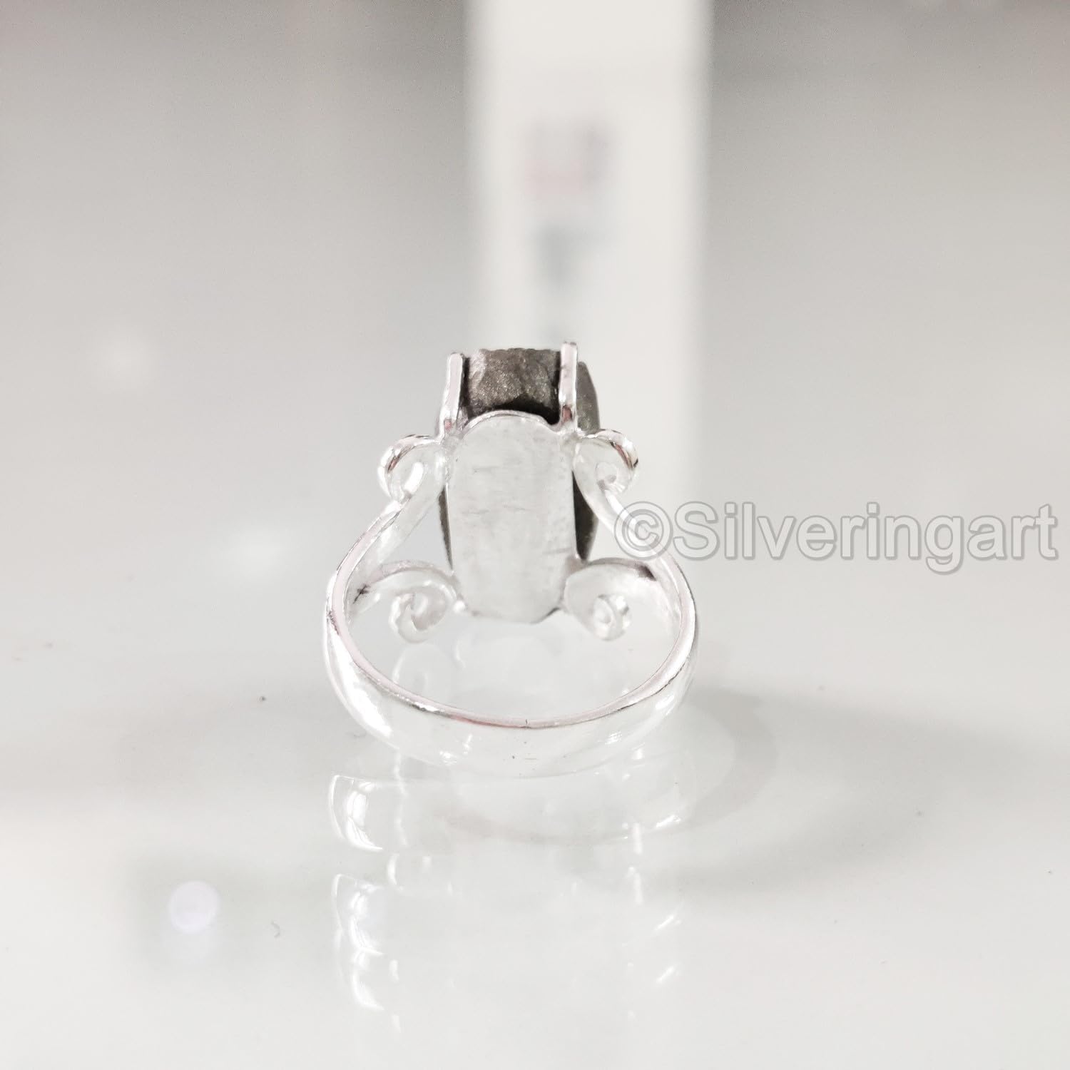 Natural Pyrite Ring, Rough Pyrite Gemstone Ring, Money Catching Power, Hippie Wire Ring, 925 Sterling Silver, Womens Ring, Christmas, Thanksgiving, Handmade, Statement Jewelry, Rough Gemstone Jewelry